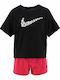 Kids' Set with Shorts Summer 2pcs Black