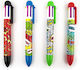 Ooly Comic Attack Στυλό Ballpoint Πολλαπλών Χρωμάτων (Διάφορα Σχέδια/Χρώματα)