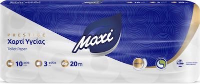 Maxi Χαρτί Υγείας Prestige 7x10 Ρολά 3 Φύλλων 100gr
