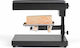 Livoo Tabletop Electric Grill Raclette Smooth Plate 600W with Adjustable Thermostat 38cmx29.5cmcm