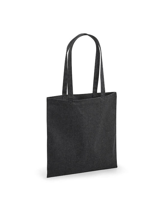 Westford Mill Βαμβακερή Τσάντα για Ψώνια σε Μαύρο χρώμα