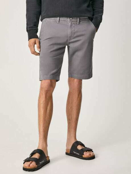 Pepe Jeans Hatcharly Ανδρική Βερμούδα Chino Γκρι
