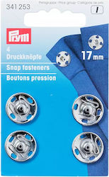 Prym Silver Metal Stud Sewing Supply 4pcs 341253