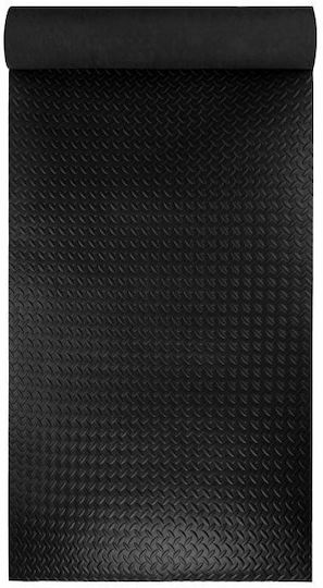 Body Sculpture Gym Exercise Equipment Floor Mat Black 200x100x0.6cm