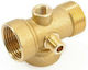 Unimac Pipe Tee Brass 1" 63611