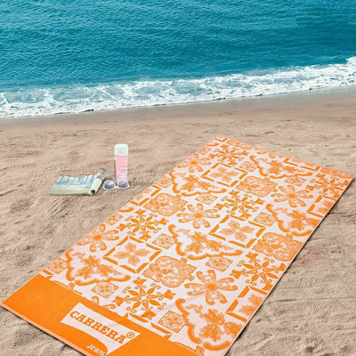 Lino Home Laranja Orange Πετσέτα Θαλάσσης Πορτοκαλί 165x90εκ.