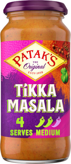Patak's Tikka Masala Καυτερή Sauce 450gr