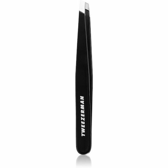 Tweezerman Eyebrow Tweezer with Slanted Nose Slant Black