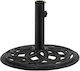 vidaXL Umbrella Stand made of Cast Iron in Blac...