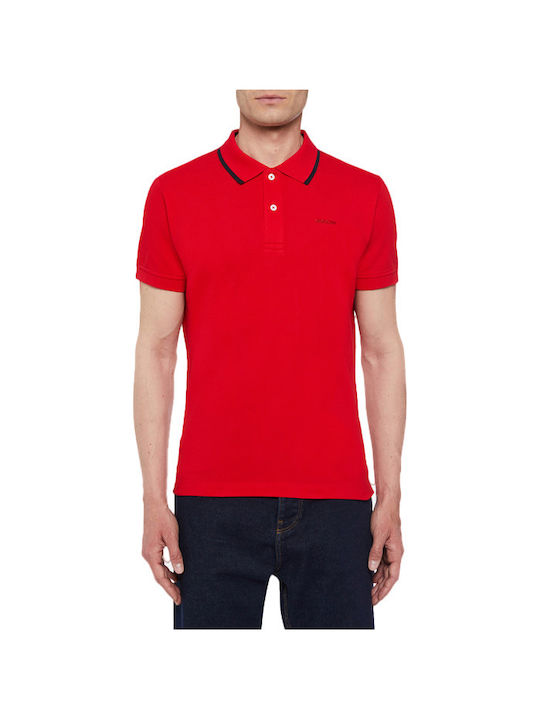 Geox Ανδρικό T-shirt Polo Κόκκινο