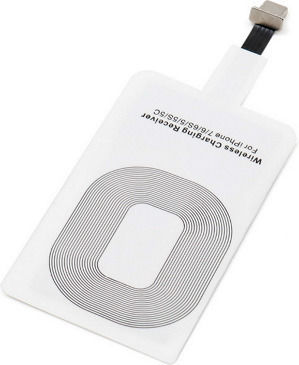 Qi Charging Receiver Lightning in White color