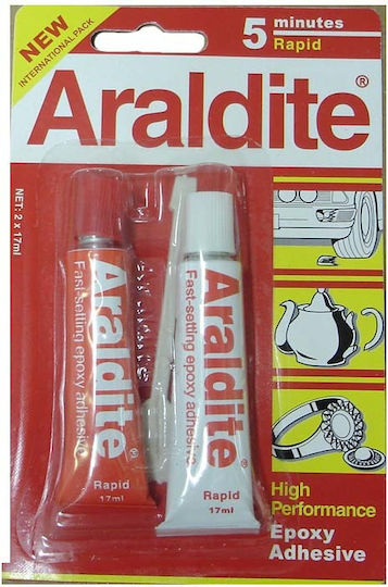 Araldite Universal Epoxy Metal Glue 2-Component 34ml 20166Μ