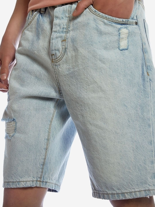 Brokers Jeans Мъжка Бермуда Светлосиня