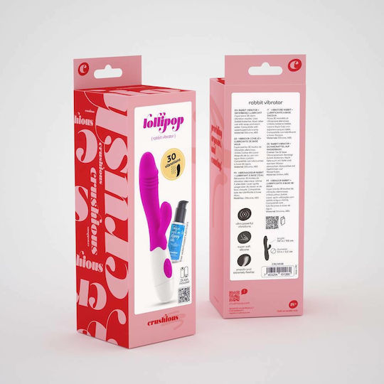Crushious Rabbit Vibrator Purple
