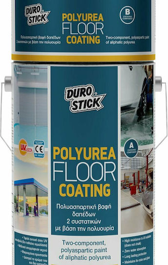 Durostick Polyurea Floor Coating Polyurethan 2-Komponenten Weiß 5kg