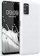 KWmobile Back Cover Σιλικόνης White Matte (Gala...