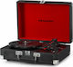 Crosley CR8005F-BK Βαλιτσάκι Πικάπ με Προενίσχυση και Ενσωματωμένα Ηχεία Μαύρο