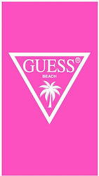 Guess M Beach Πετσέτα Θαλάσσης Φούξια 180x100εκ.