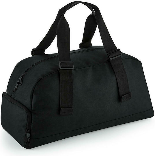 BagBase BG278 Recycled Essentials Holdall Σακ Βουαγιάζ 35lt Μαύρο Υφασμάτινο Μ55xΠ25xΥ28εκ.