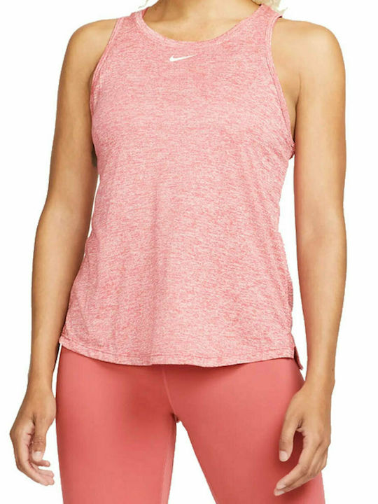 Nike One Women's Athletic Blouse Sleeveless Pink