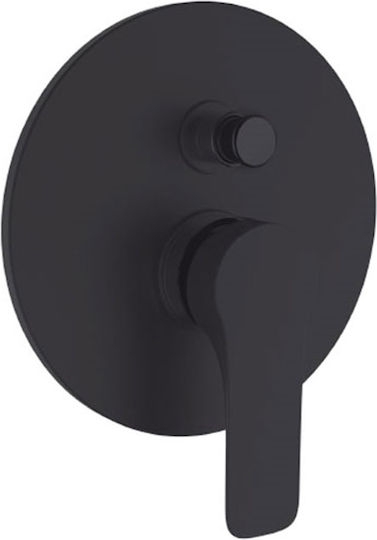 Ottone Meloda Vera Μίκτης Μπαταρίας Εντοιχισμού Ντουζιέρας 2 Εξόδων Μαύρος