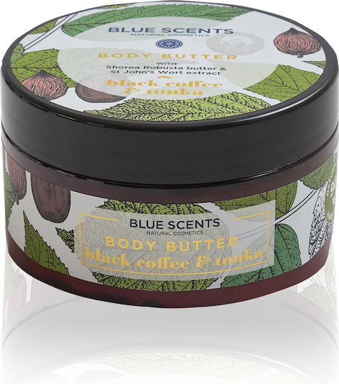 Blue Scents Black Coffee & Tonka Moisturizing Butter Body for All Skin Types 210ml