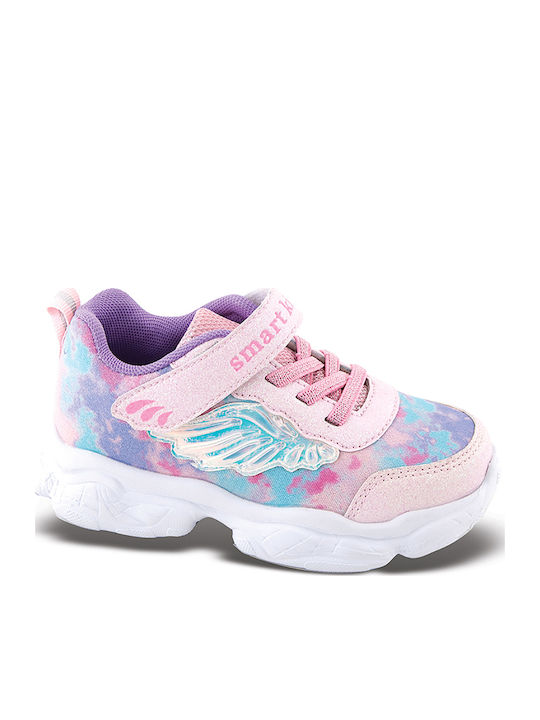Kids Sneakers with Scratch Pink