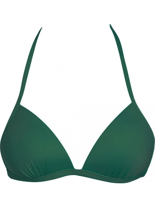 Bluepoint Padded Triangle Bikini Top Green