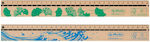 Herlitz Χάρακας Ξύλινος 30cm Greenline (Διάφορα Χρώματα)