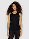 4F Women's Athletic Blouse Sleeveless Black