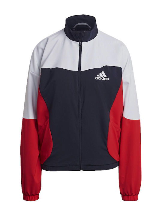 adidas Αθλητικό Μπουφάν Ink/White/Red
