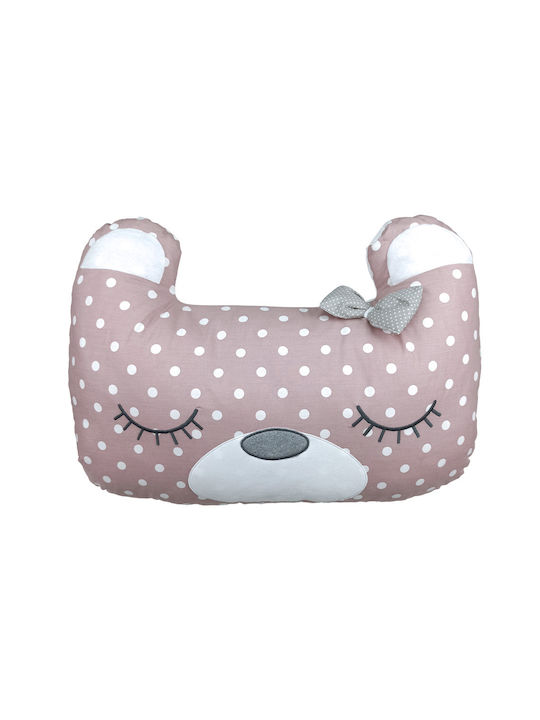 Baby Star Crib Pillow Decorative Tiny Friends Pink 1pcs