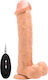 Shots RealRock Vibrating Realistic Cock With Scrotum Реалистичен Вибратор 30см Плът