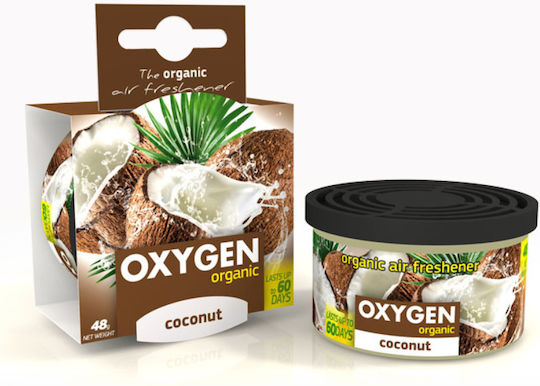 Ucare Car Air Freshener Can Console/Dashboard Oxygen Organic Coconut 48gr