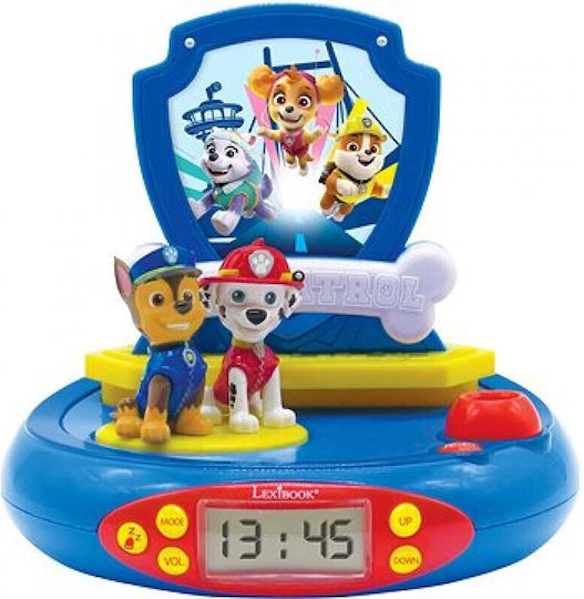 Lexibook Επιτραπέζιο Ρολόι Paw Patrol Μπλε