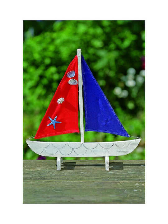 Wooden boat 30cm.