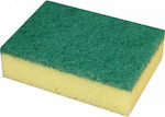 Kitchen sponge with fimbras Green/Yellow Labico 10x15cm