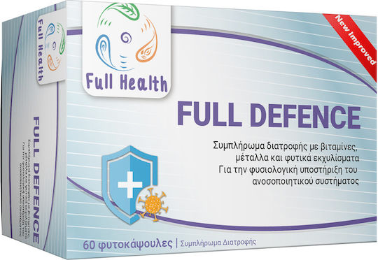 Full Health Full Defense Συμπλήρωμα για την Ενίσχυση του Ανοσοποιητικού 60 κάψουλες