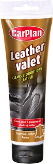 Car Plan Leather Valet Tube Αλοιφή Καθαρισμού για Δερμάτινα Μέρη Αυτοκινήτου 150gr