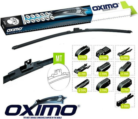 Oximo Oximo Car Wiper Blade Driver Wiper Length 375mm