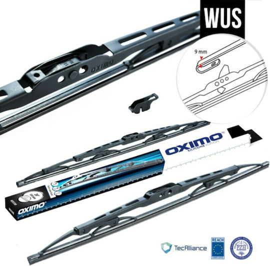 Oximo Metal Wus Lamelă Ștergător Auto Șofer 380mm