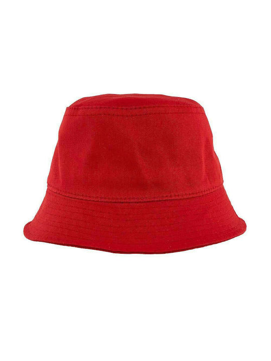 Παιδικό Καπέλο Bucket Υφασμάτινο Κόκκινο
