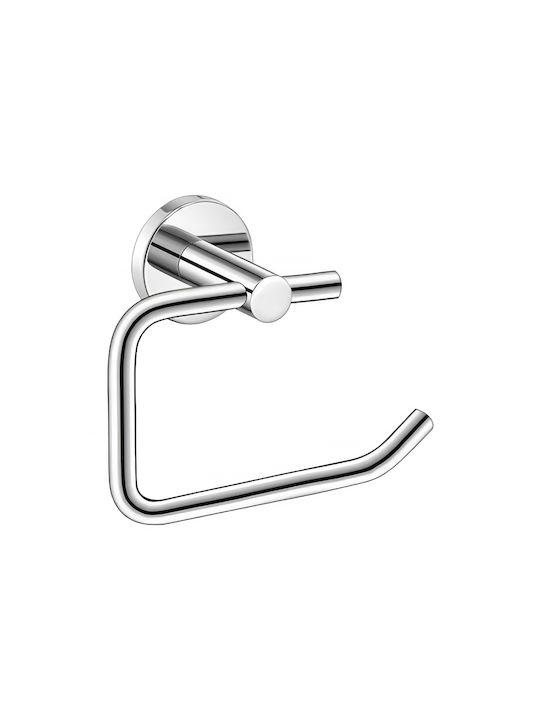 Sanco Ergon Χαρτοθήκη Επιτοίχια Μεταλλική Chrome