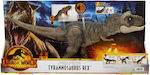 Action Figure Jurassic World Dinosaur T-Rex "Χτυπάει" & Καταβροχθίζει with Sounds for 4+ Years 25.5cm.