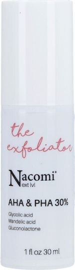 Nacomi The Exfoliator AHA & PHA Acid 30% Anti-aging Serum Face 30ml