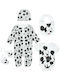 Alouette Mickey Mouse Set Body pentru Bebeluși Mânecă lungă cu Accesoriu Multicolor 5buc