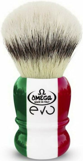 Omega Evo Special Tricolore Rasierzubehör mit Synthetische Borsten 28mm