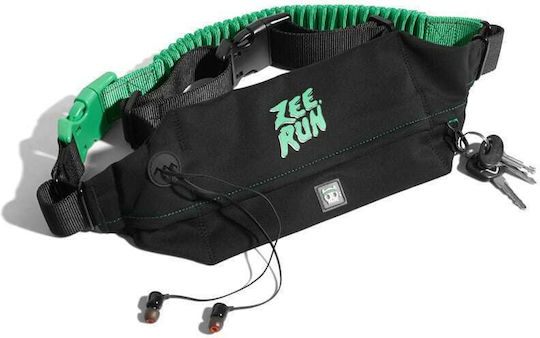 Zee-Dog Λουρί/Οδηγός Σκύλου Ζώνη για Jogging Large Περιφέρεια Μέσης Κηδεμόνα 75cm - 115cm σε Μαύρο χρώμα