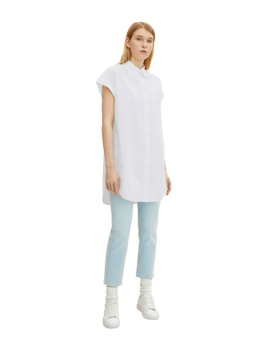 Tom Tailor Women's Monochrome Short Sleeve Shir...