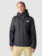 The North Face Antora Women's Hiking Long Sports Jacket for Winter with Hood Black